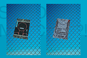 ELEGANT MOCKUP WIREMESH SKY, a Print Template by Le Studio Mockup (Thumbnail 4 of 6)