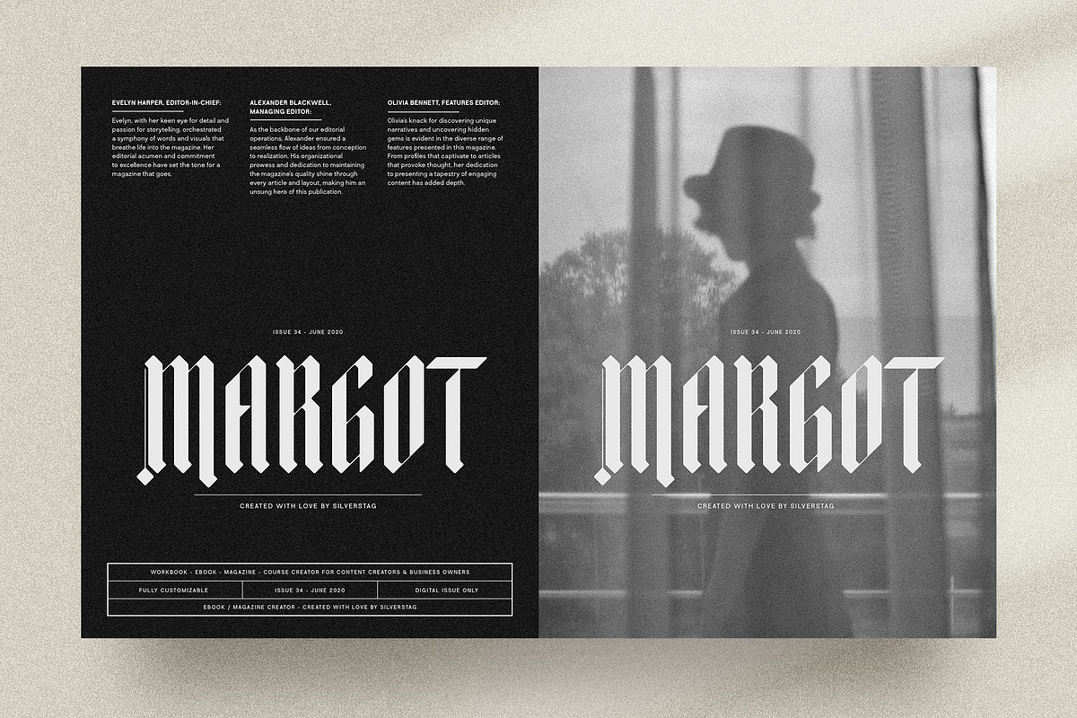 Rymaki - Modern Blackletter Font, a Blackletter Font by SilverStag Type Foundry (Photo 15 of 30)