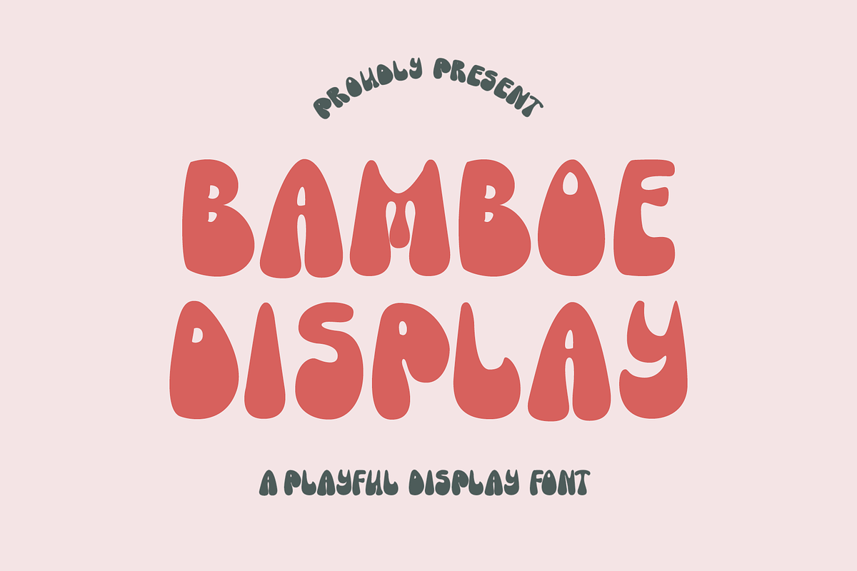 Bamboe Display Font, a Font by Authentic Studio (Photo 1 of 6)