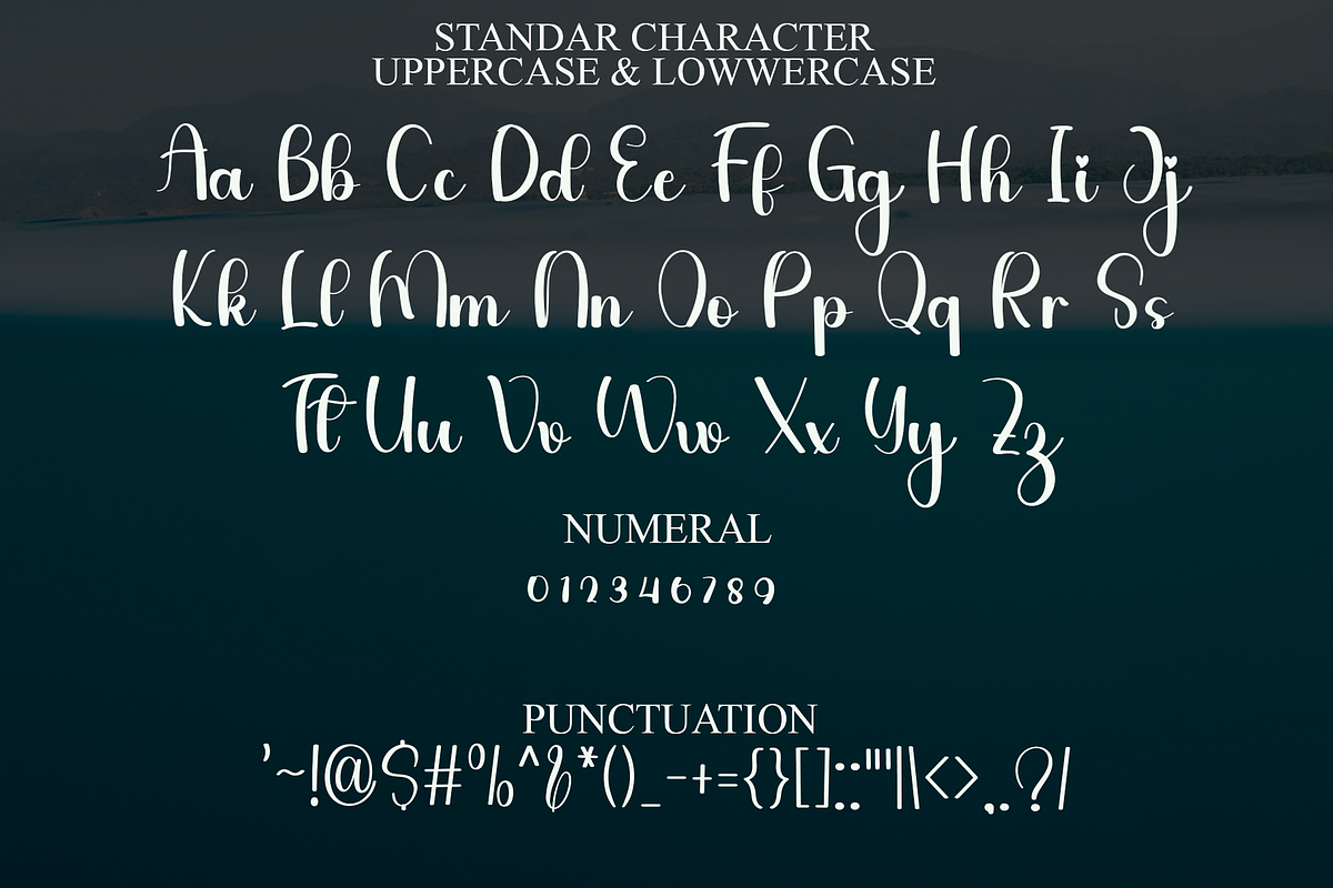 September Rain, a Handwritten Font by FreshTypeINK (Photo 5 of 8)