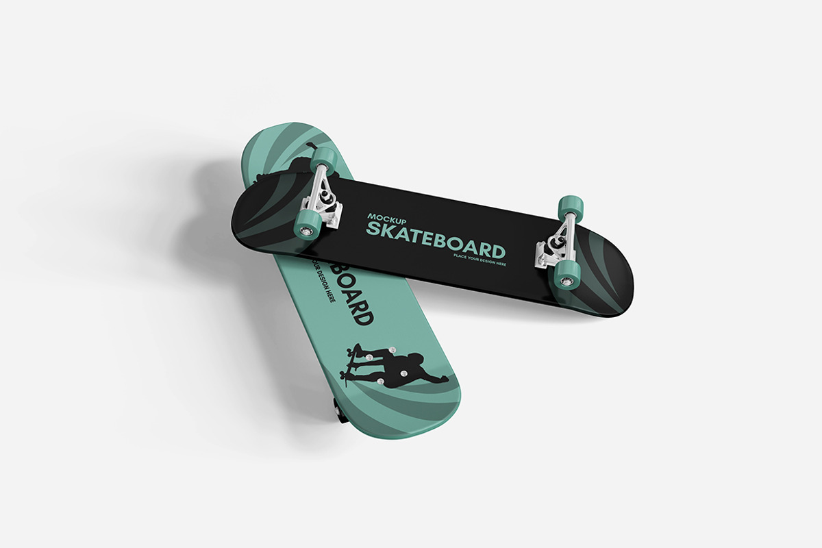 Skateboard Mockup, a Product Mockup by bimockup (Photo 3 of 6)
