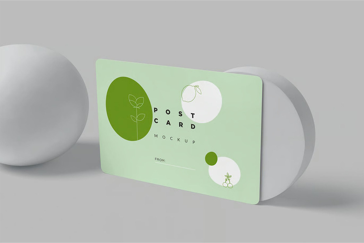 6 x 4 Inches Postcard Mockups, an Advertising Mockup by megostudi0 (Photo 3 of 6)