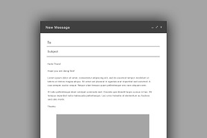 Email Signature Template Mockup