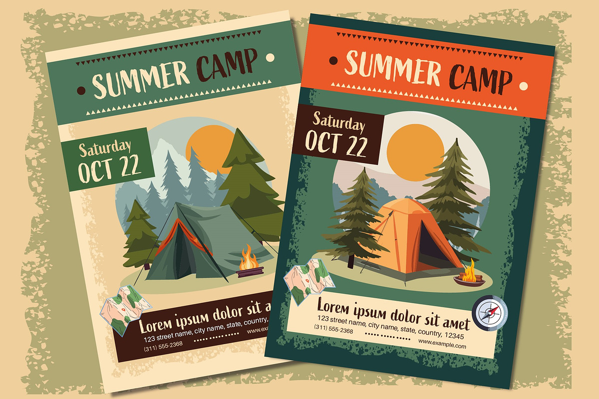 Summer Camp Event Flyer, a Templates & Theme by studiogstock (Photo 1 of 3)