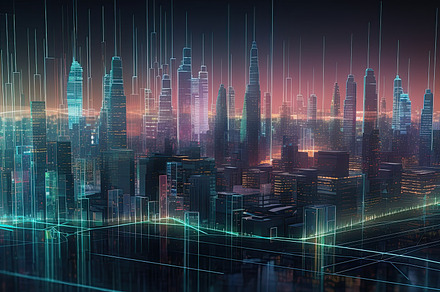 City Business chart investment and t, a Photo by SaroStock