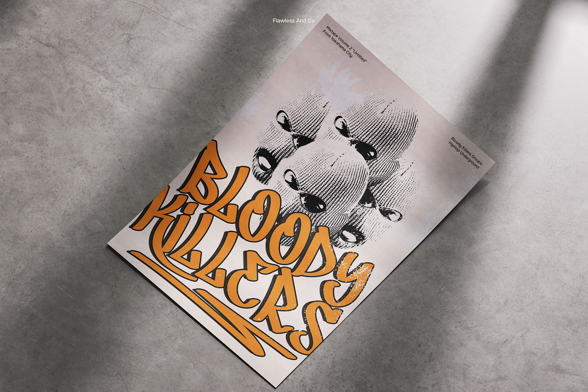 Ravenix - Urban Graffiti Font, a Script Font by Flawless And Co (Photo 5 of 10)