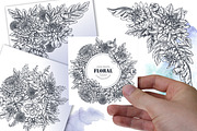 Chrysanthemum vector set, a Decorative Illustration by Molly art (Thumbnail 5 of 11)