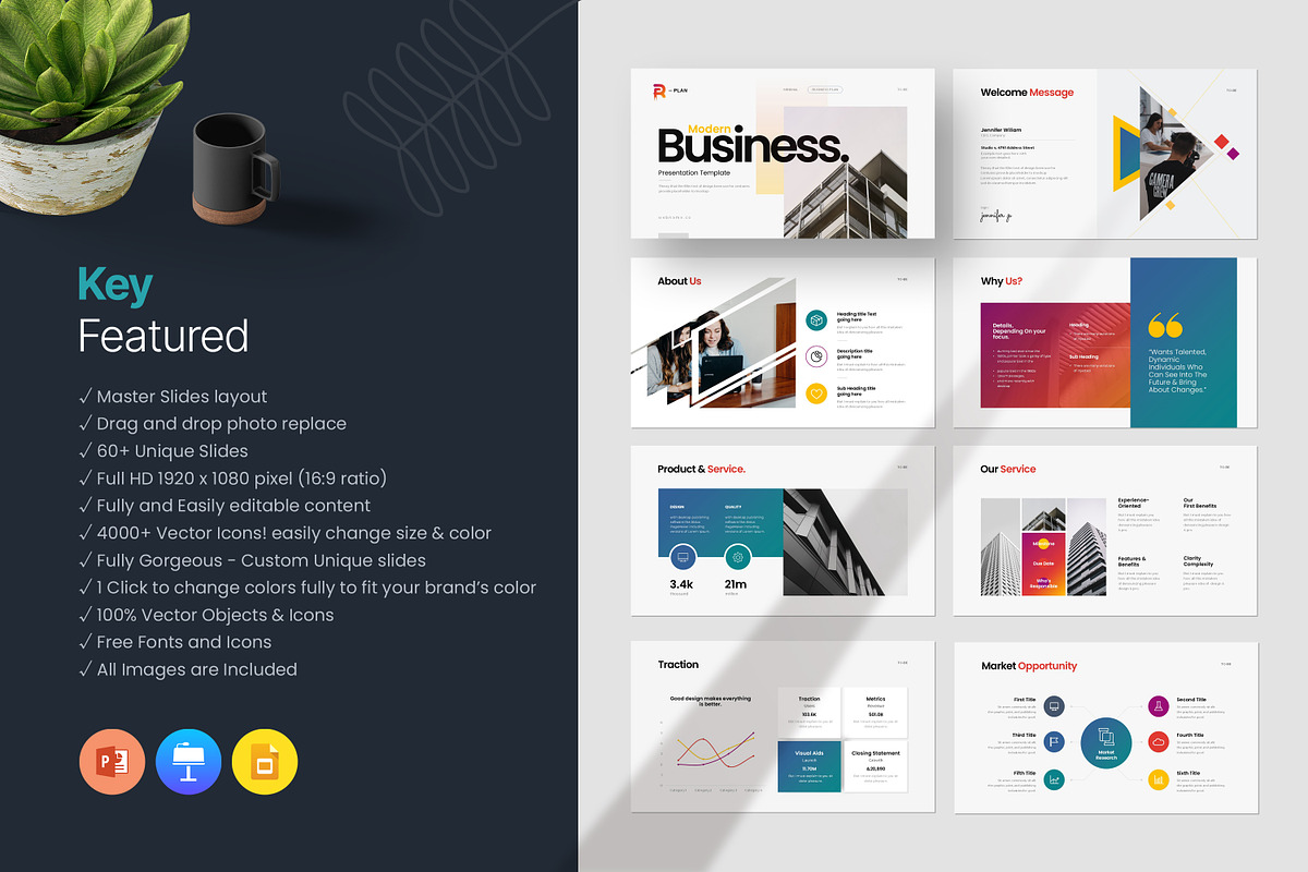 Business Plan PowerPoint Template, a Presentation Template by Work_Stock (Photo 2 of 11)
