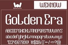 Golden Era font