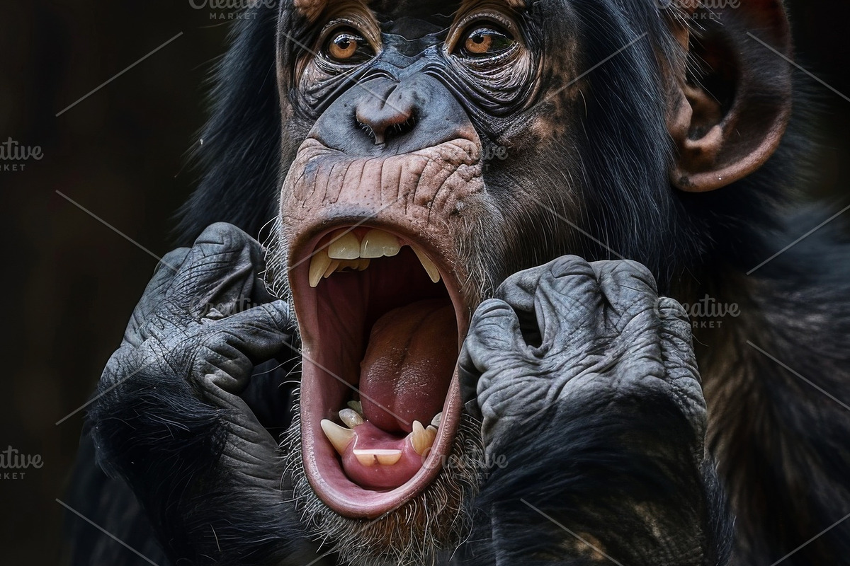 236 surprised animals, an Animal Photo by Handmadefont (Photo 47 of 241)