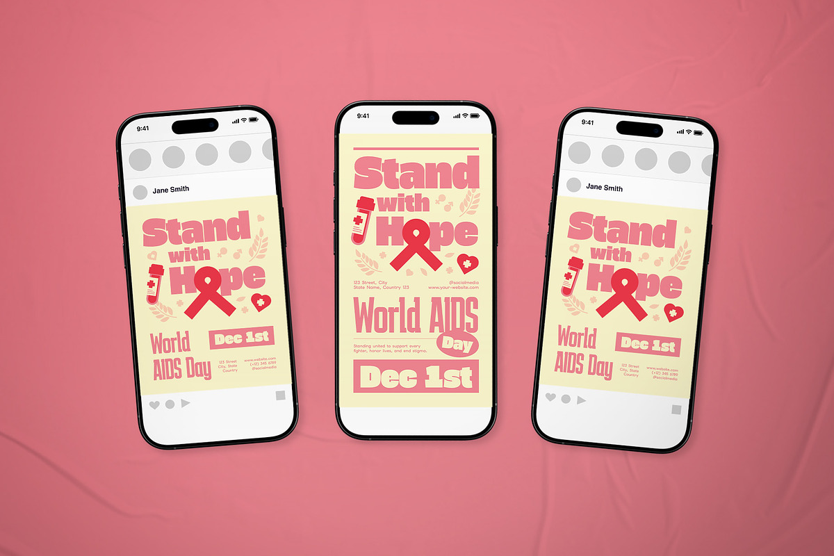 World AIDS Day Flyer Set, a Flyer Template by The Good Store (Photo 2 of 2)