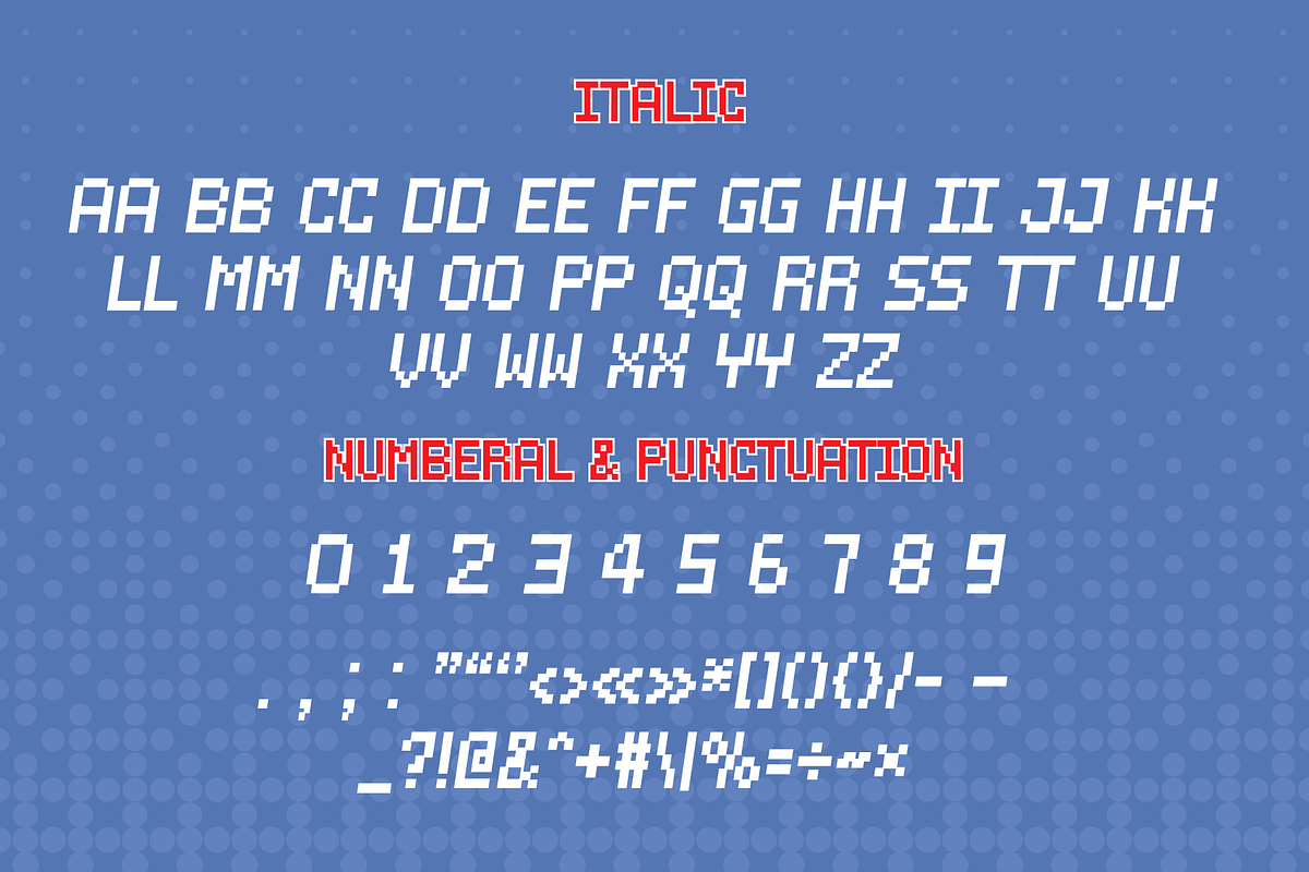 Tallbit is Pixel Family Font, a Sans Serif Font by Brown Cupple (Photo 9 of 11)