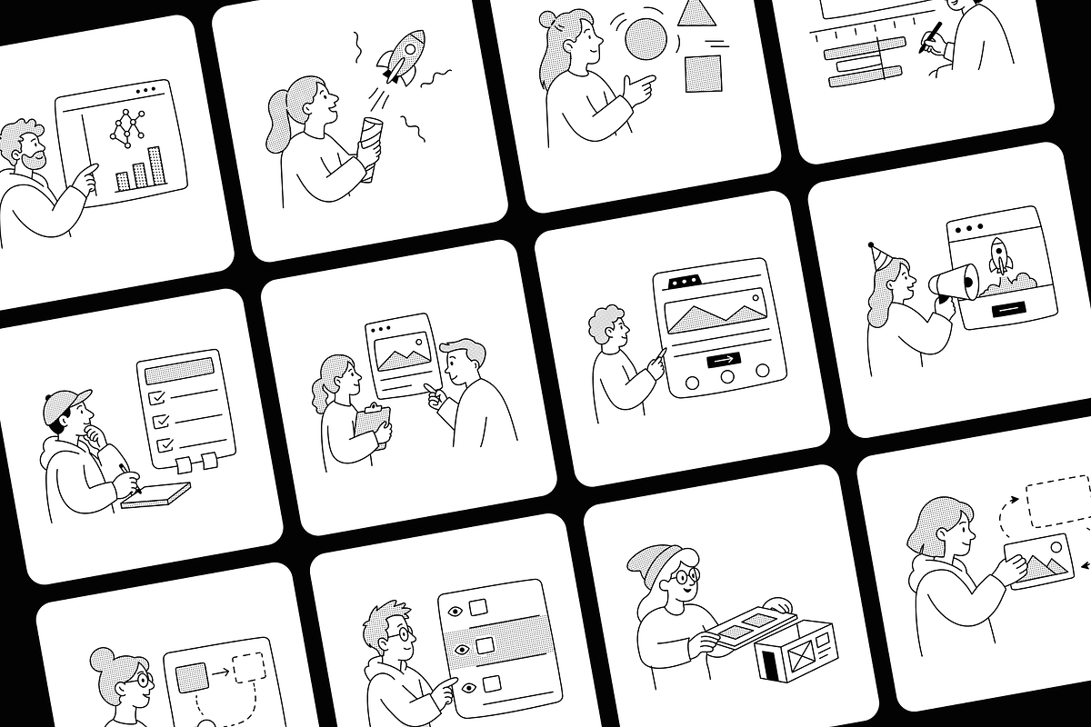55 Design Development Illustrations, a Technology Illustration by Prosymbols (Photo 8 of 11)