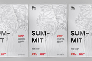 Summit Modern Poster Template