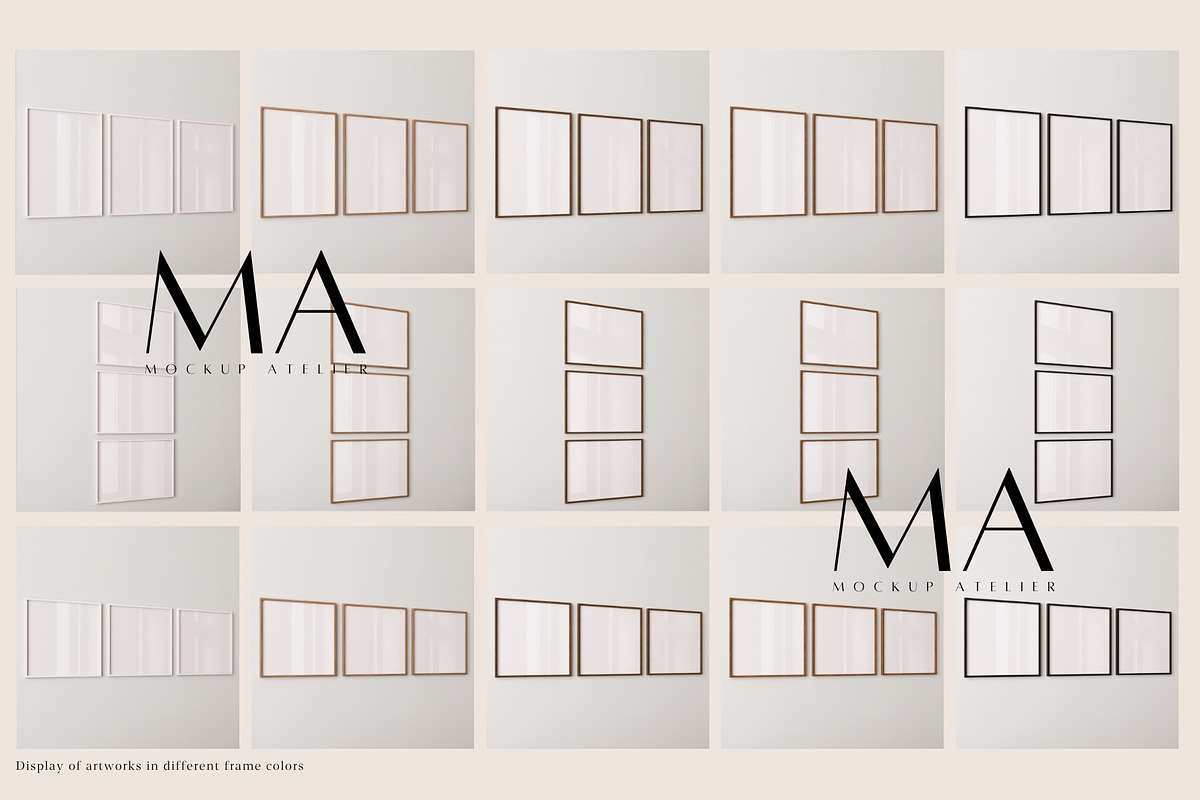 Close Up 3 Frames Mockup Bundle, a Household Mockup by Mockup Art Atelier (Photo 11 of 20)