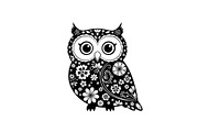 Cute Owl Silhouette Bundle, an Illustration by yasushie (Thumbnail 4 of 31)