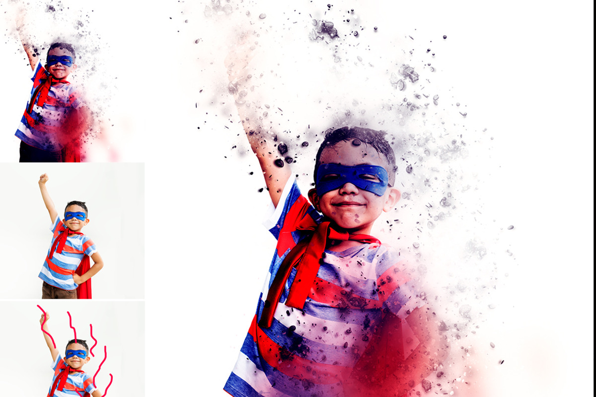 3D Dispersion Photoshop Action, an Action Add-On by MRI STUDIO (Photo 7 of 12)