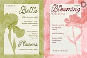 Blossom Reverie - Floral Script, a Script Font by Setara Langit CreativeStd (Thumbnail 4 of 13)