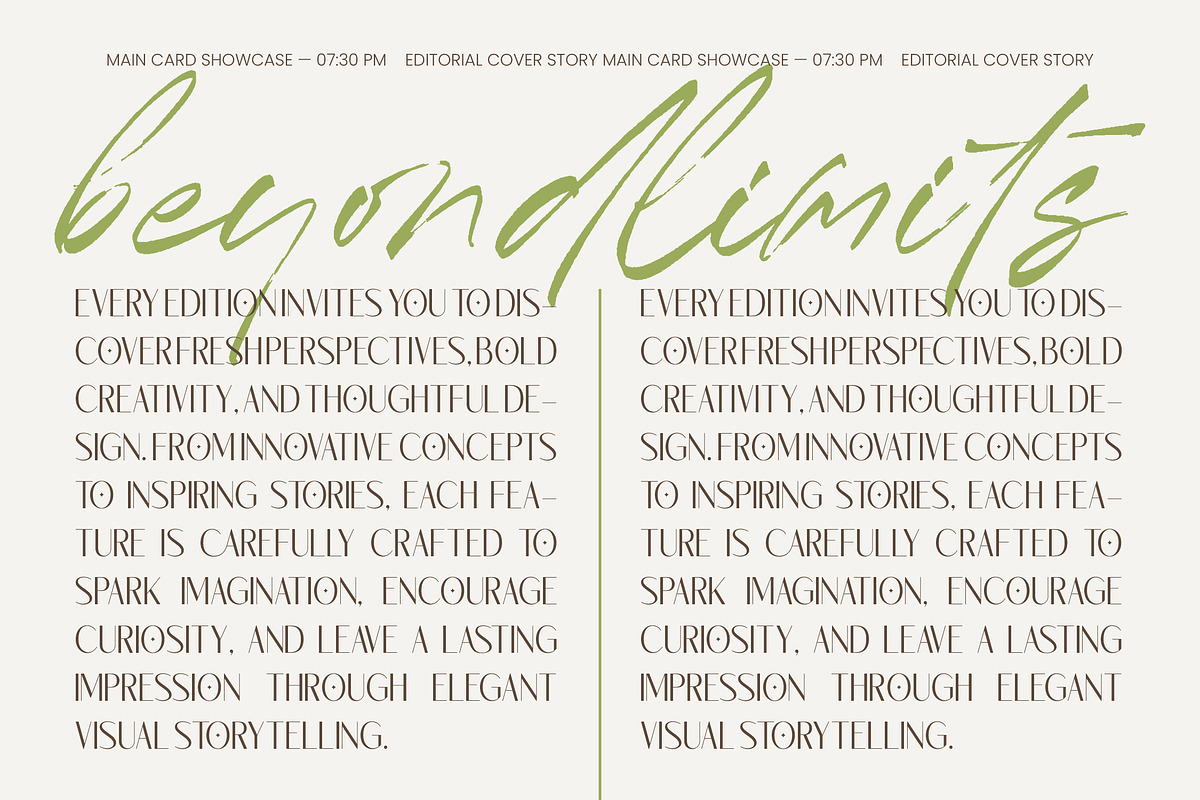 Megance Glamour Elegant Sans Font, a Sans Serif Font by timelesstype.co (Photo 4 of 10)