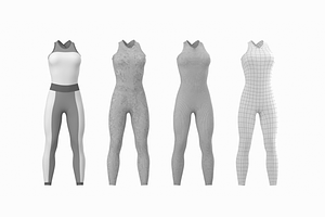 Woman Sportswear 02 Base Mesh Design