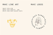 hand sketched faces vector, an Illustration by Tropical Type (Thumbnail 5 of 5)