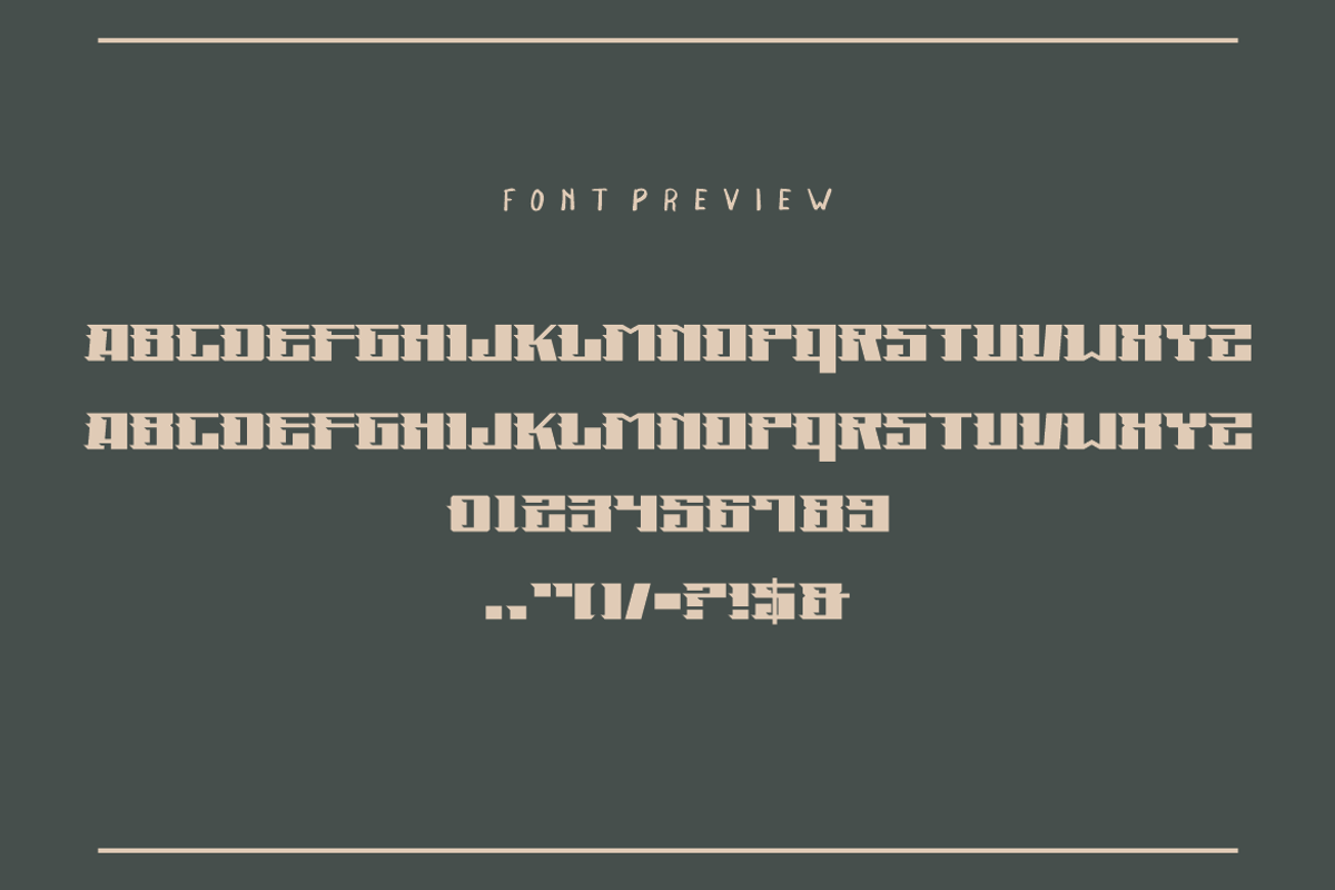 Viragok - Font, a Sans Serif Font by artchiles_design (Photo 4 of 5)