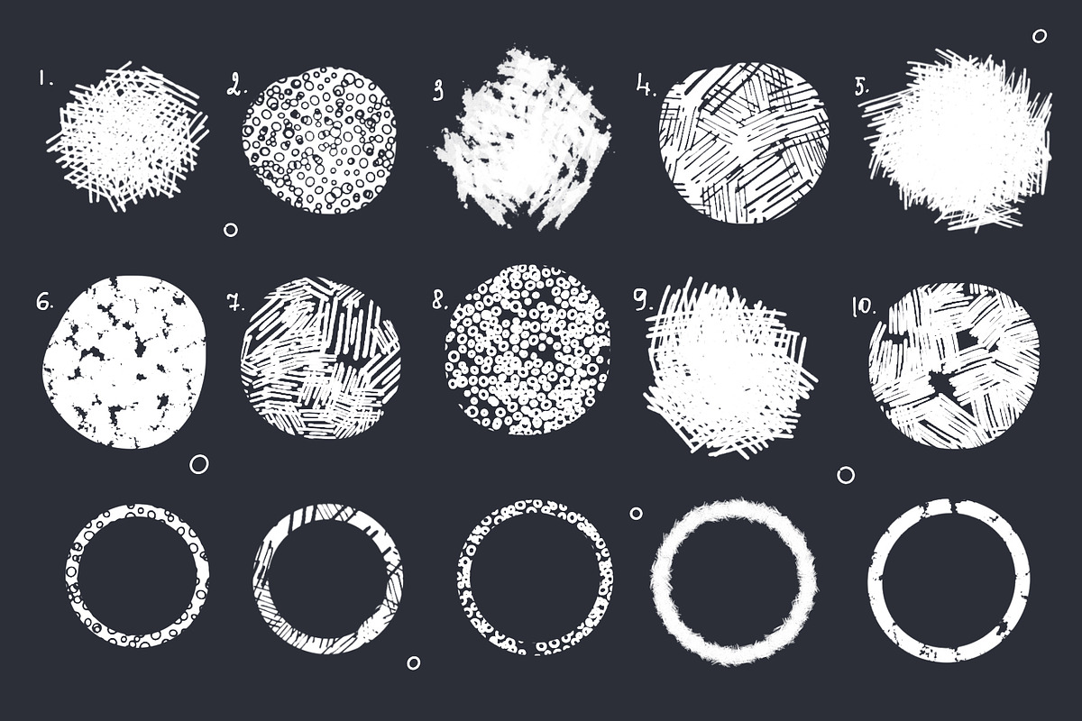 INK brush set for PROCREATE, a Brush Add-On by Ibrin's Shop (Photo 4 of 4)