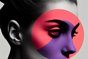 Abstract Geometric Portrait Clipart, a Person Illustration by StockVerse Creative (Thumbnail 3 of 4)