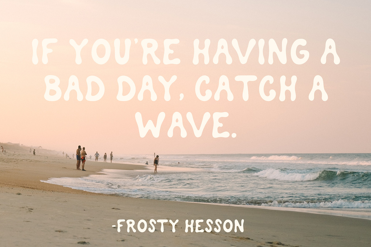 Surf Camp: A Hand Drawn Font, a Handwritten Font by Alicia Bruce Creative (Photo 5 of 9)