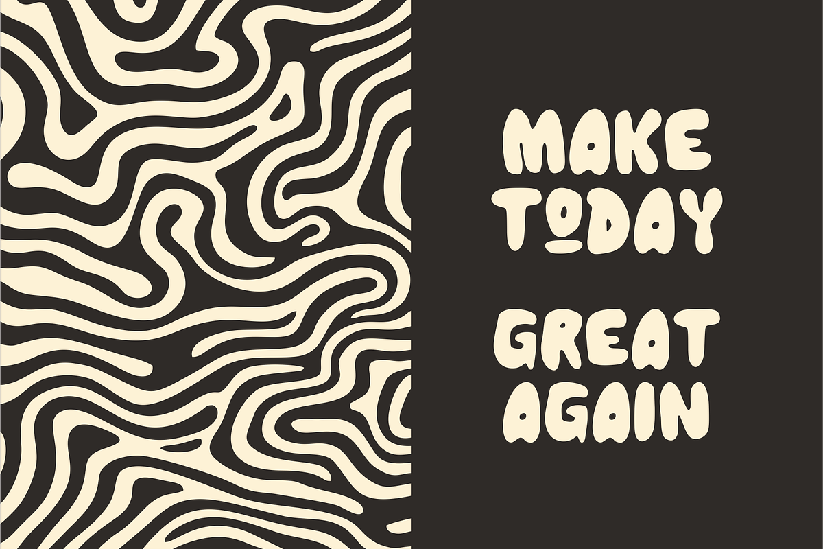 FRONK – Unique Bold Bubble Font, a Handwritten Font by Vroz Studio (Photo 3 of 8)