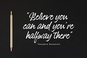 Hokagata Brush, a Script Font by Fargun Studio (Thumbnail 2 of 7)
