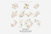 Watercolor Soft Blush Roses, a Decorative Illustration by Patishop Art (Thumbnail 6 of 7)