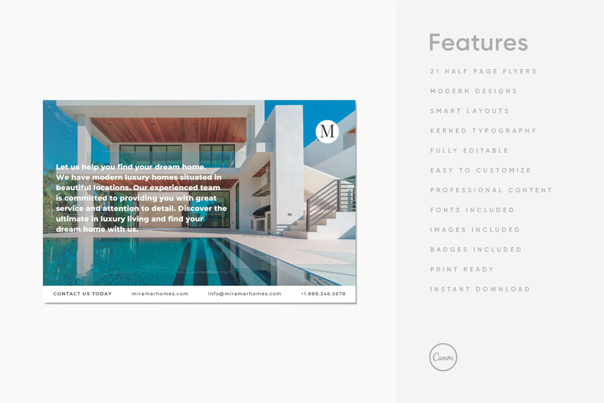 Canva Real Estate Flyer Kit, a Flyer Template by Viaduc (Photo 5 of 10)