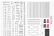 Vector Garment Accessories & Brushes, an Illustration by HYDNSTUDIO (Thumbnail 1 of 9)