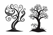 Tree Laser Cut Bundle | Decorative T, a Graphic by Designs_River (Thumbnail 7 of 11)