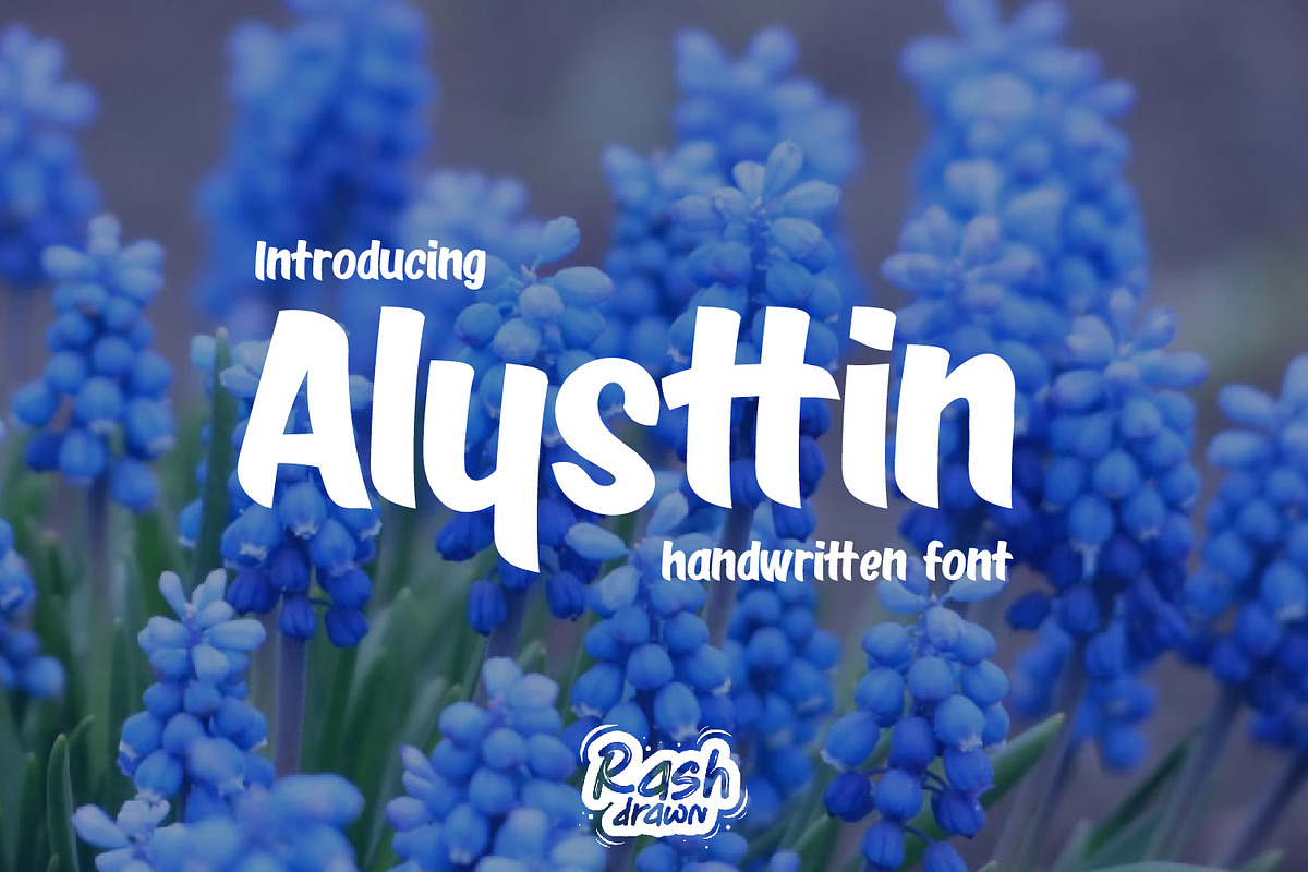 Alysttin, a Handwritten Font by Rashdrawn (Photo 1 of 5)
