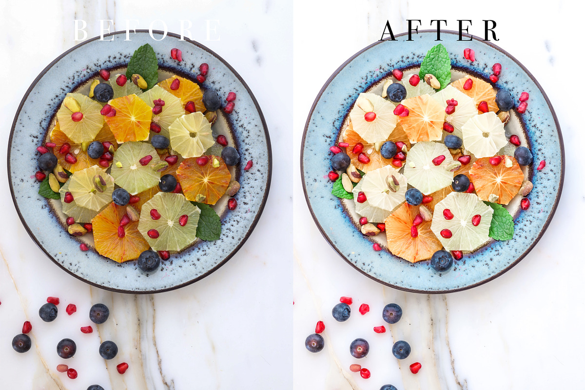 5 Food Mobile presets, an Action Add-On by The Red Pine (Photo 3 of 9)