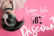 JustBecause font family -50%, a Script Font by VP Fonts (Thumbnail 4 of 8)