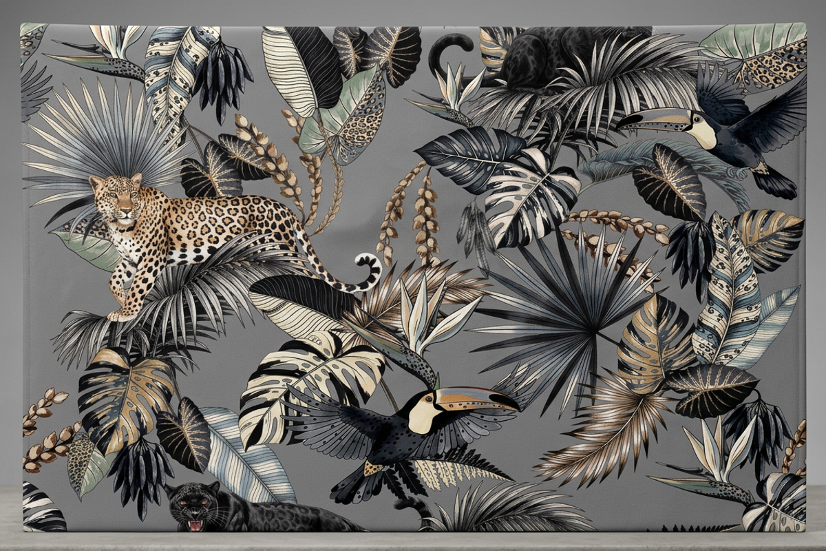 Indigo Jungle Tropical Seamles 2026, a Pattern Graphic by Luiz da Rolt Grathwohl (Photo 12 of 24)