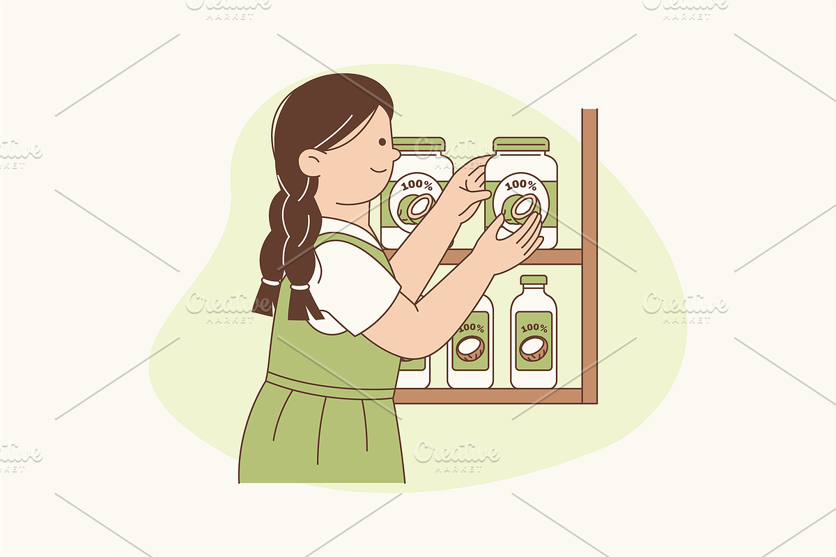 Coconut & Us Illustration, an Object Graphic by Jump Studio (Photo 5 of 12)
