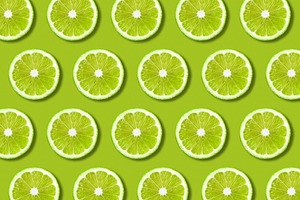 Green lime fruit slices texture, a Food & Drink Photo by BOOCYS