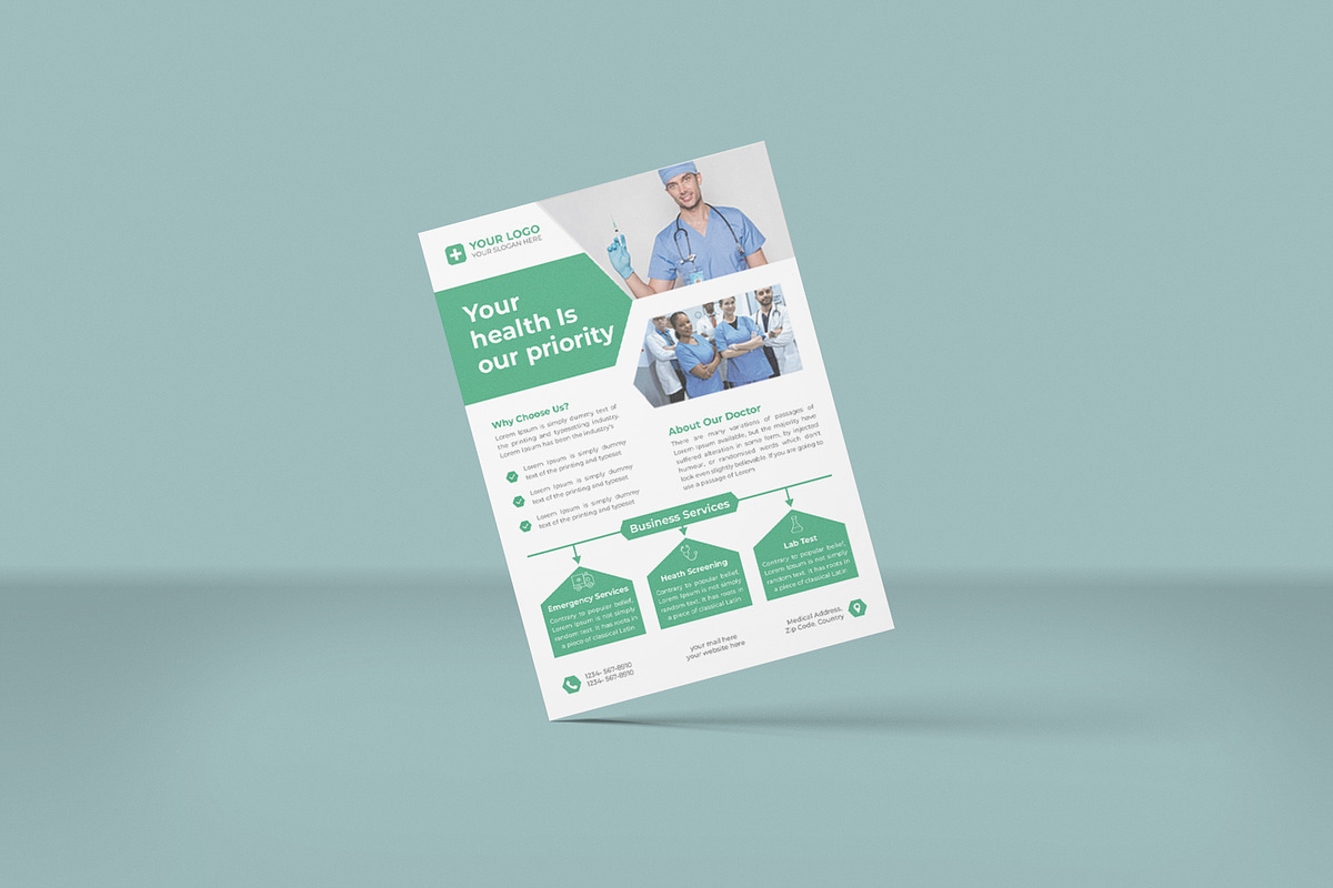 05 Medical Flyer, a Flyer Template by Lakhan1998 (Photo 6 of 8)