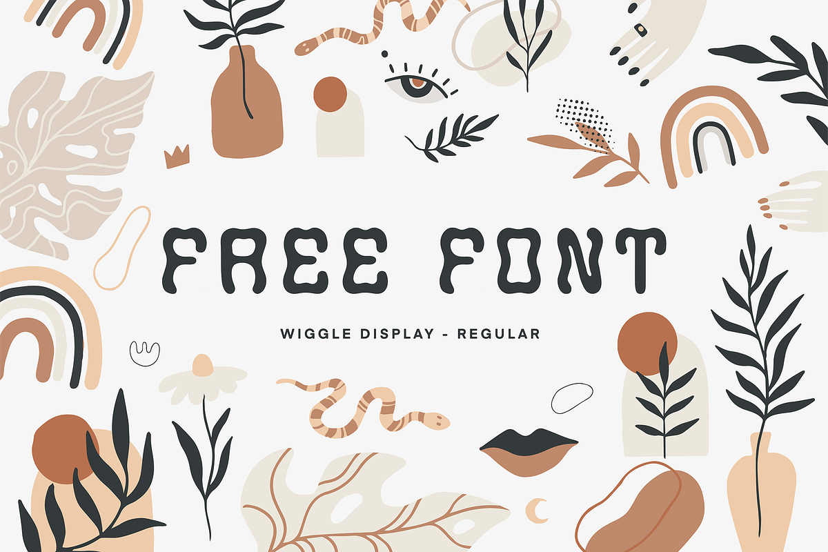 Boho Vector Illustrations + FONT, an Illustration by GRPXSTORE