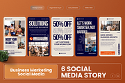 Business Marketing Instagram Story, a Social Media Template by MMPixelCraft (Thumbnail 1 of 4)