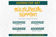 Soceride - Sport Font, a Sans Serif Font by Snape Design Studio (Thumbnail 3 of 5)