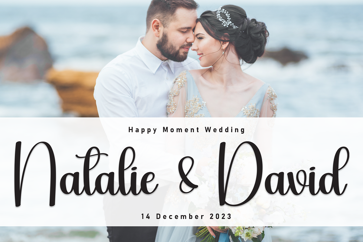 Happy Valetine | Script Font, a Handwritten Font by Scratchones (Photo 3 of 8)