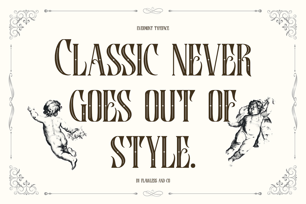 Evermont - Victorian Display Font, a Serif Font by Flawless And Co (Photo 5 of 10)