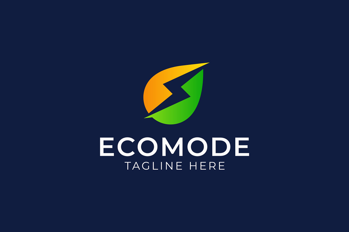 Eco Friendly Energy Mode Logo, a Branding & Logo Template by Signatoro (Photo 2 of 2)
