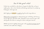 Simple Casual Notes Handwritten Font, a Handwritten Font by Kaya Fonts (Thumbnail 9 of 24)