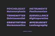Lokoxi Stencil Pro - Standard Family, a Sans Serif Font by Anfound Type (Thumbnail 15 of 16)